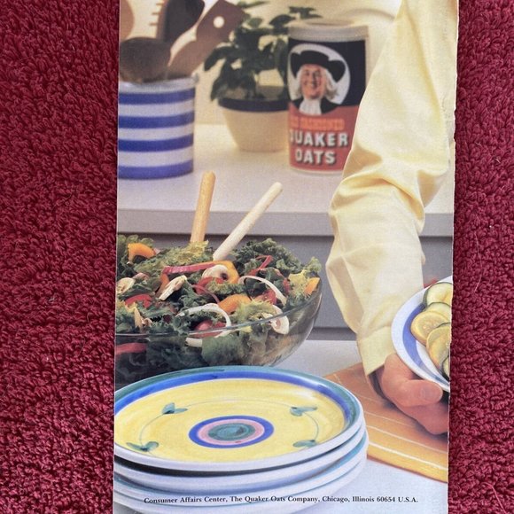 Quaker Oats “Hurry Let’s Eat!” Recipe, Cookbook Like New Condition Vintage - Picture 2 of 2